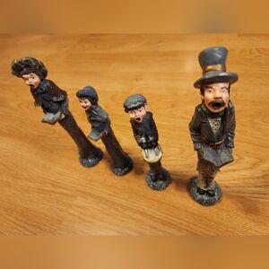 Vintage Windsor Collection Carolers Set Of 4 Pencil 6-7" tall Figurines